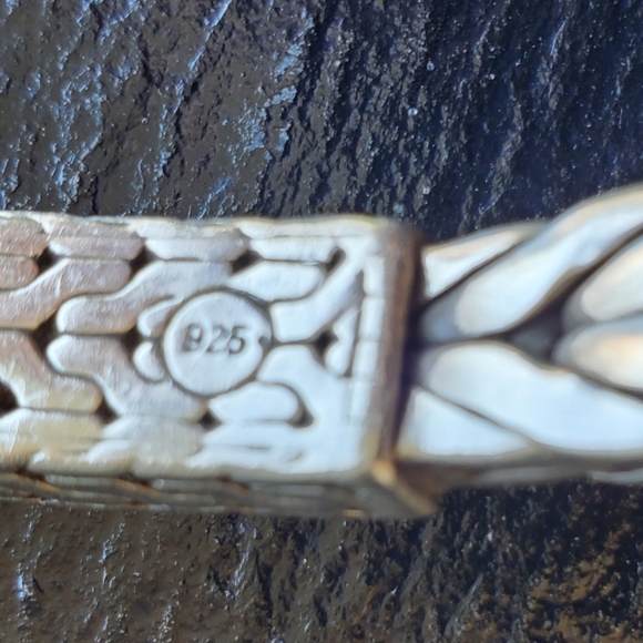 John Hardy SS & Black Sapphire Bracelet - Picture 10 of 15